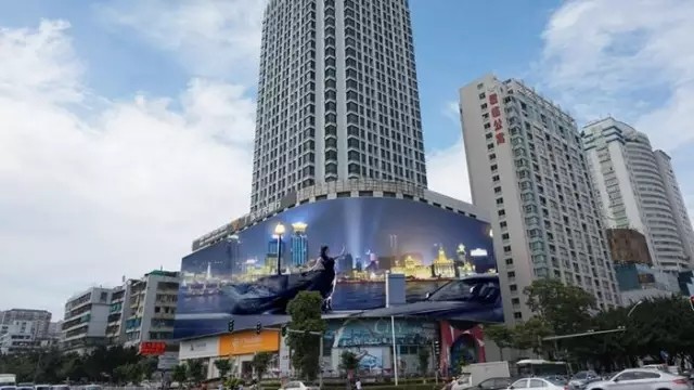 立翔慧科汕頭嘉信大廈1855平米led顯示屏 立翔慧科汕頭嘉信大廈1855平米led顯示屏