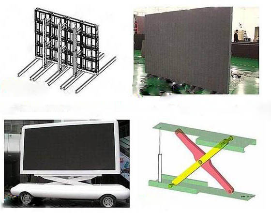 移動(dòng)便攜式led顯示屏安裝方式示意圖 移動(dòng)便攜式led顯示屏安裝方式示意圖