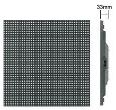 無接收卡的led顯示屏厚度只有33mm 無接收卡的led顯示屏厚度只有33mm