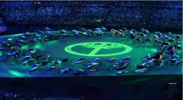 里約2016年奧運會場上的激光投影 里約2016年奧運會場上的激光投影