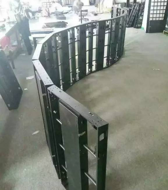 弧形led屏箱體展示 弧形led屏箱體展示